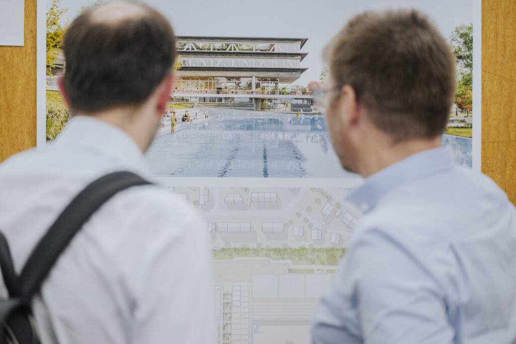 Stadt Schaffhausen - Neubau Hallenbad KSS |  Pressetermin