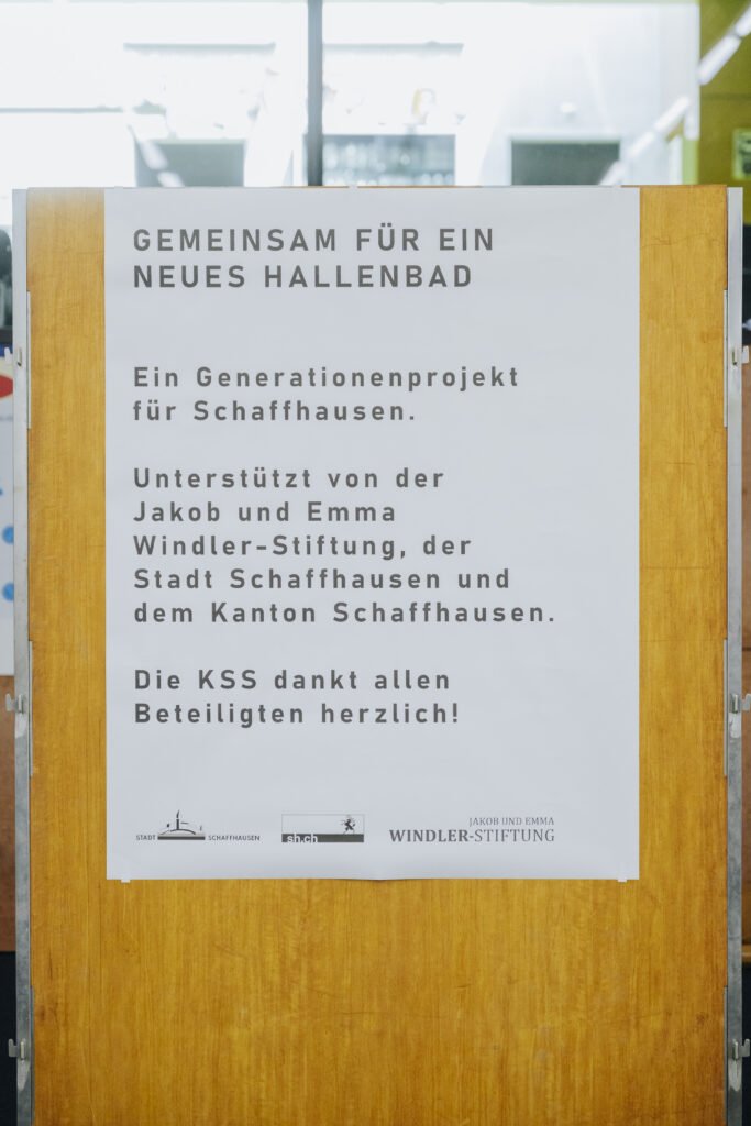 Stadt Schaffhausen - Neubau Hallenbad KSS |  Pressetermin