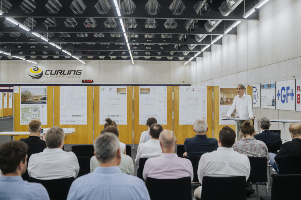Stadt Schaffhausen - Neubau Hallenbad KSS |  Pressetermin