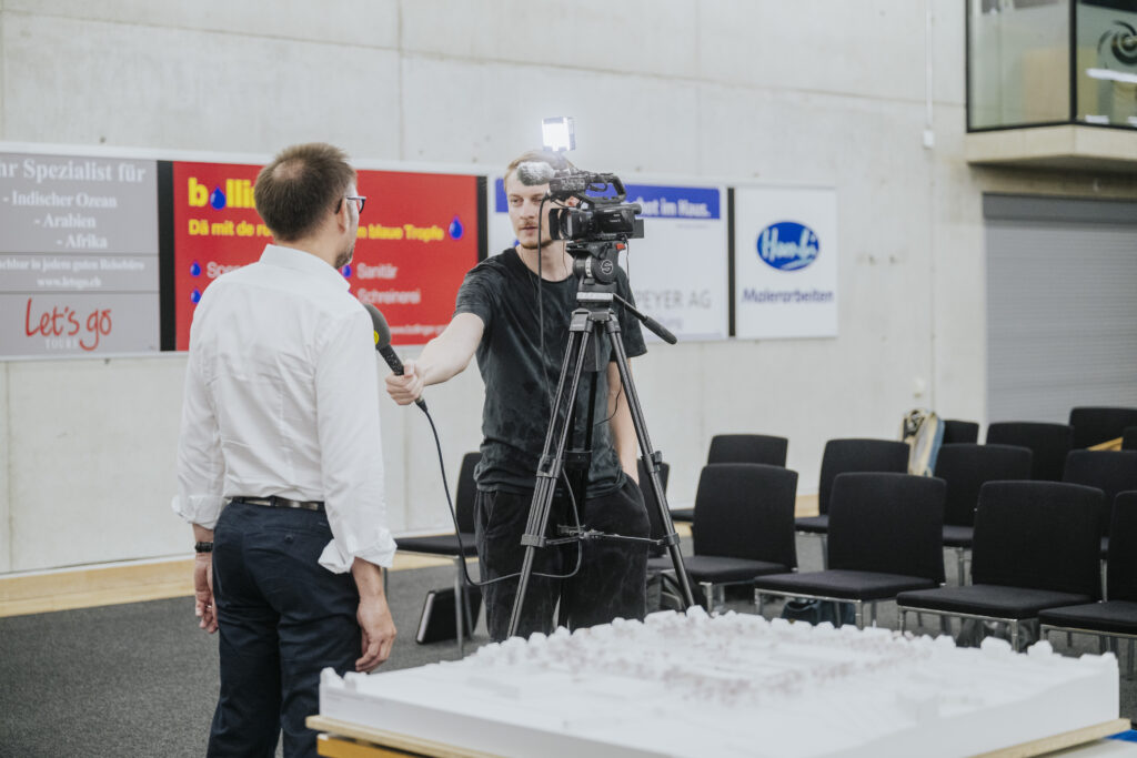 Stadt Schaffhausen - Neubau Hallenbad KSS |  Pressetermin